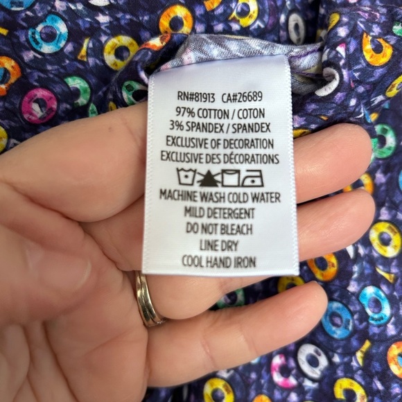 Robert Graham Classic Fit Shirt Men’s L  Spin Me Round Short Sleeve Button Up - Picture 6 of 6